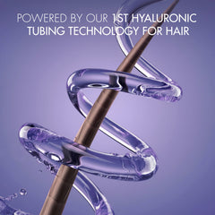Nexxus Hy-Volume Shampoo label showcases ProteinFusion with collagen and hyaluronic acid.