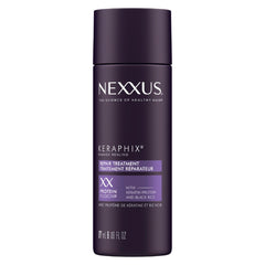 Nexxus Keraphix pre-wash cream close-up targeting damaged hair repair