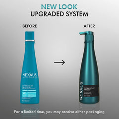 Nexxus Ultralight Smooth Conditioner bottle emphasizing lightweight hydration