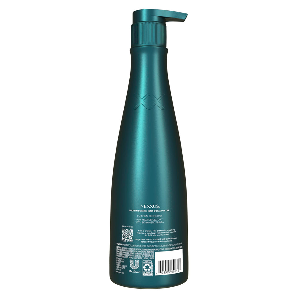 Nexxus Ultralight Smooth Conditioner close-up of bottle spout for easy application