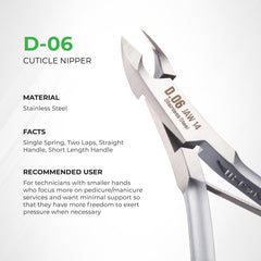 Nghia D-06 stainless steel construction provides rust resistance and lasting durability.