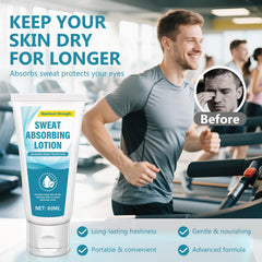 NHZ fast-absorbing lotion on skin delivers a non-sticky finish.