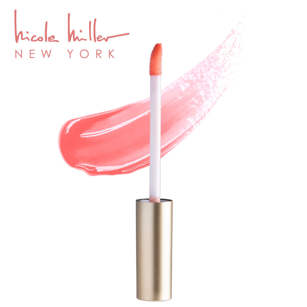 Nicole Miller lip gloss cruelty-free formula for guilt-free glamour