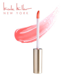 Nicole Miller lip gloss cruelty-free formula for guilt-free glamour
