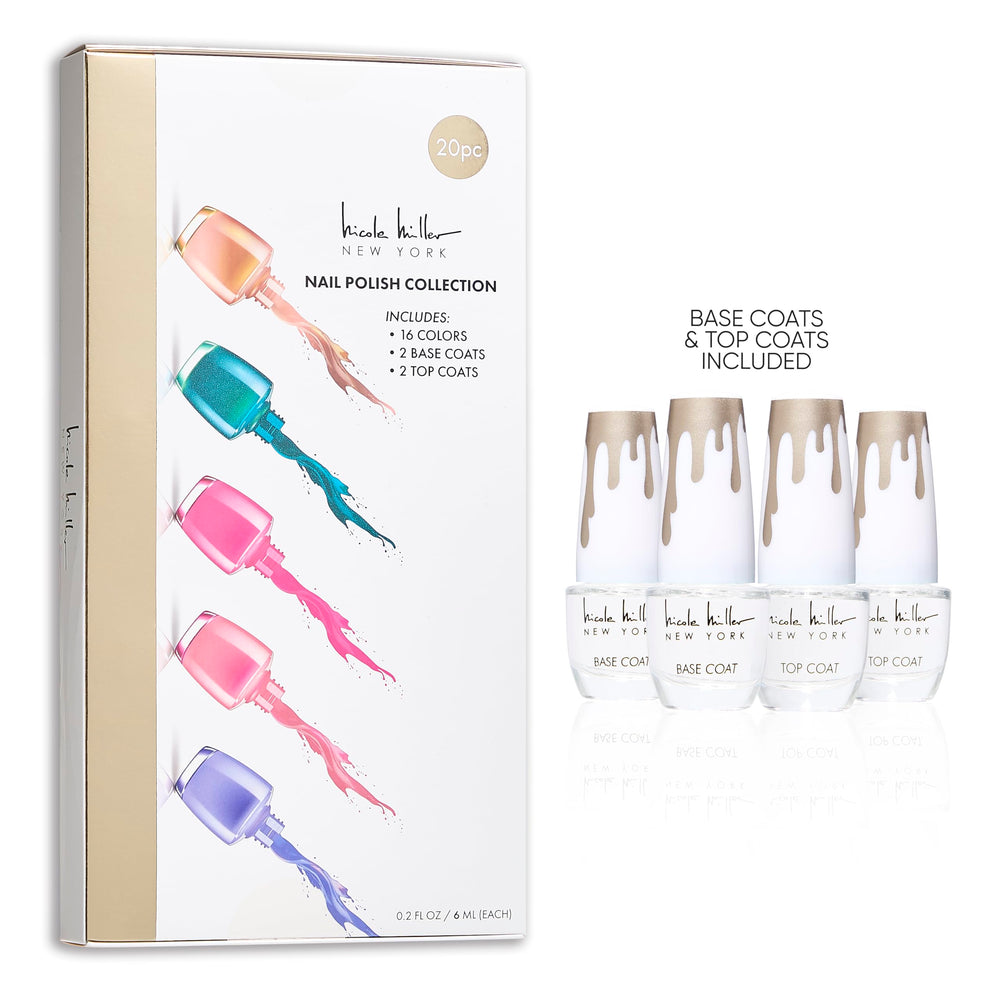 Nicole Miller New York base coats included for lasting foundation