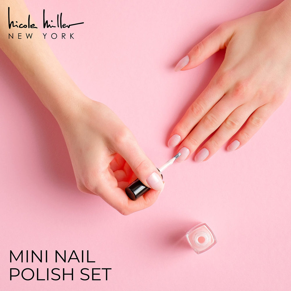Nicole Miller New York pink shade close-up with glossy finish for everyday wear.