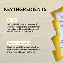 NIDA Revive Eye Cream retinal detail indicating collagen-supporting power.