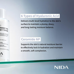 NIDA Rice Milky Toner Panthenol for gentle soothing care
