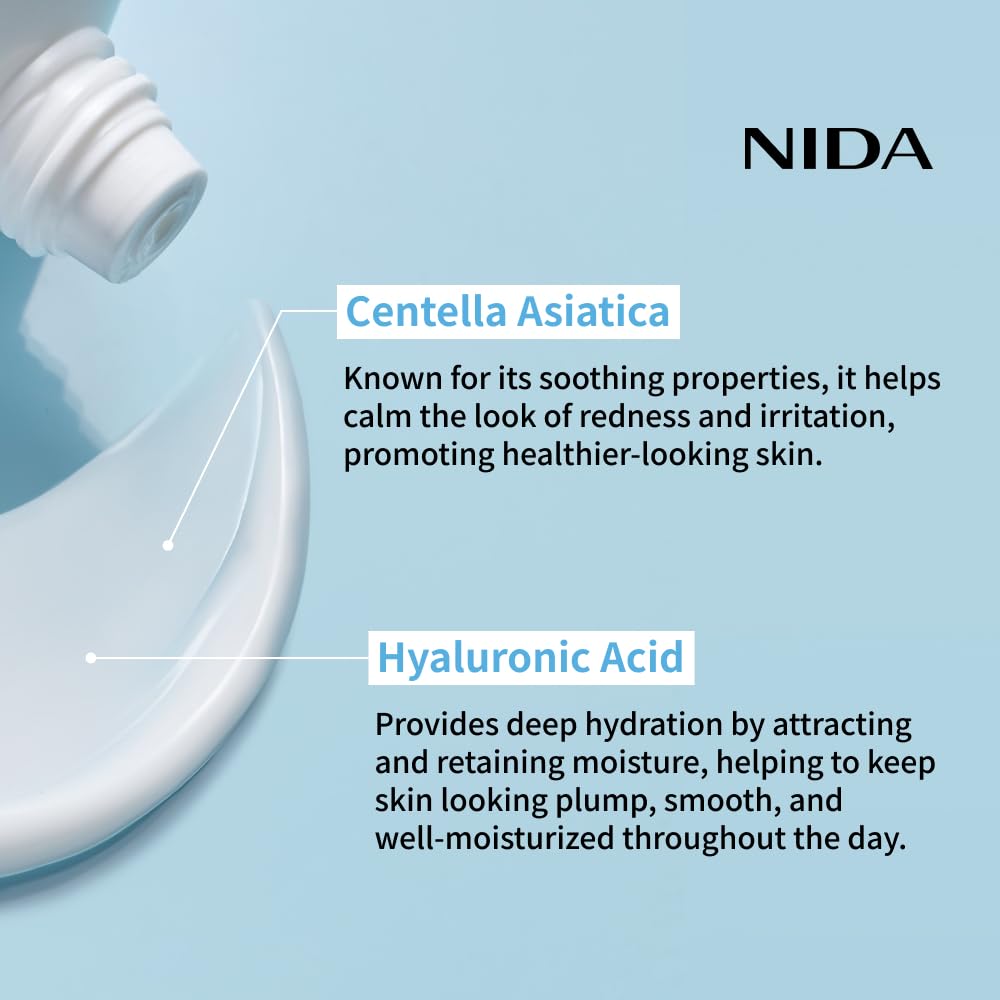 NIDA Youthful Formula featuring centella asiatica for nourishing moisturization