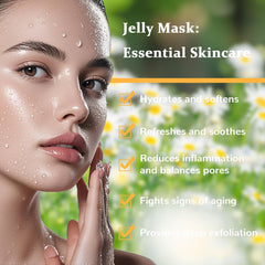 Close-up of jelly texture for fast-acting moisturization without dripping.