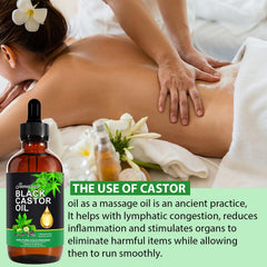 NIFEISHI massage application shows nourishing body care oil.