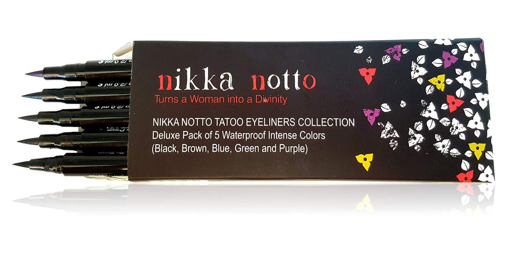 Nikka Notto purple eyeliner pen for bold look with smooth application