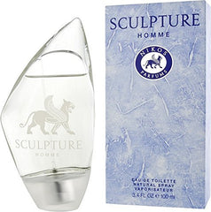 Nikos Sculpture front label with premium branding for confident impressions.