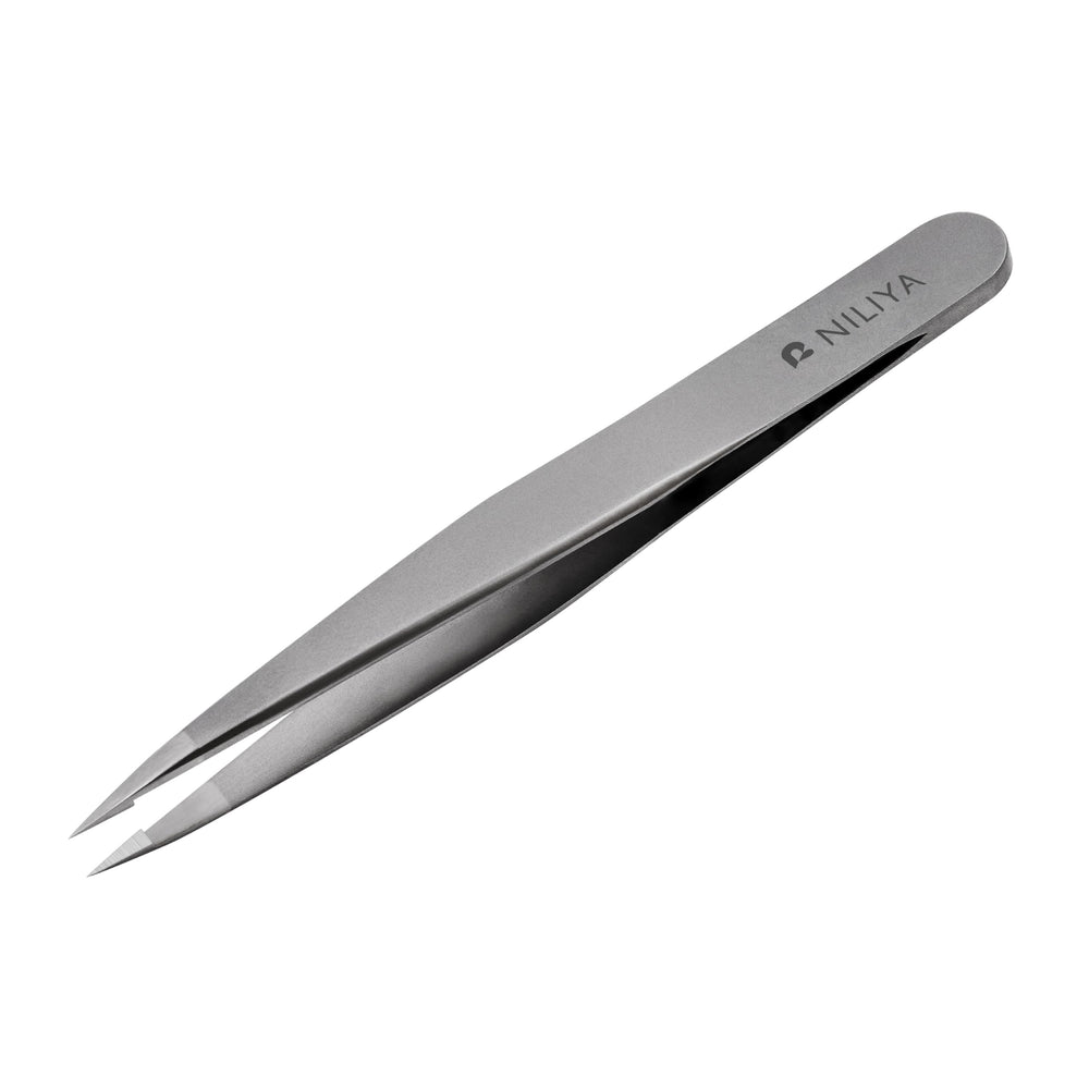 NILIYA facial hair tweezers ideal for shaping and splinter removal