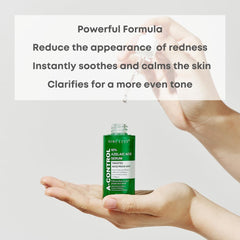 NINELESS A-Control on-skin-application demonstrates quick absorption for daytime routines.