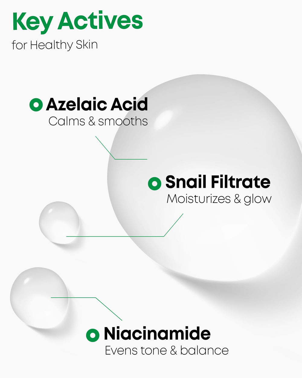 NINELESS A-Control Azelaic Toner close-up during wet application suggests refreshing feel.