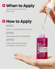 NINELESS B-Boost on bathroom shelf during daily routine