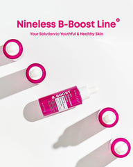 NINELESS B-Boost packaging on clean vanity