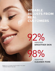 NING DERMOLOGIE gel-based scrub shown as part of a simple at-home routine