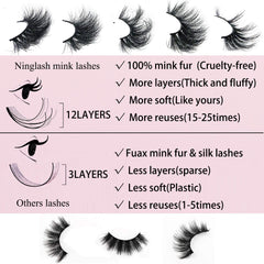 Ninglash handmade lash trays protect and organize lashes between uses.