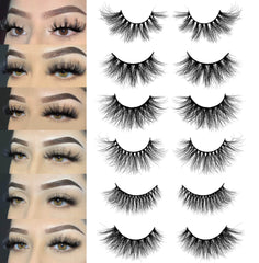 Ninglash 30-pack mink lashes, style 5, natural 15-22mm length for versatile wear.