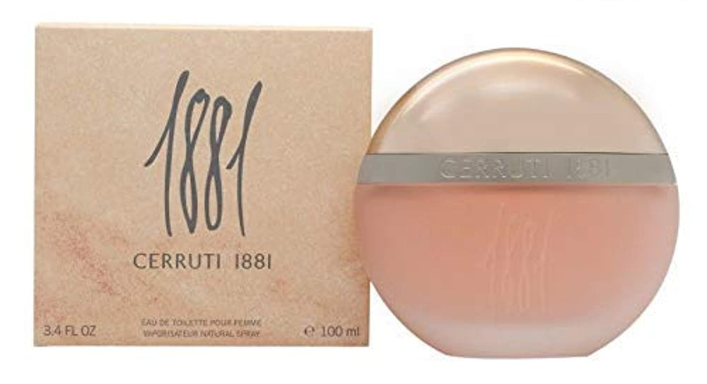 Nino Cerruti 1881 eau de toilette bottle for women with sleek, feminine design.
