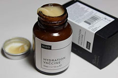 NIOD Hydration Vaccine texture swatch reveals a light, fast-absorbing layer.