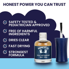Nipit Honest10 bitter formula close-up bottle highlighting kid-friendly deterrent