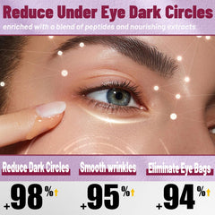 Niptic True Tone Eye Cream ingredients label highlights peptides and botanicals.