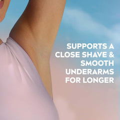 NIVEA avocado extract helps smooth skin after shaving.