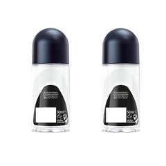 NIVEA Men Black & White Invisible Roll-On applying on skin for all-day freshness