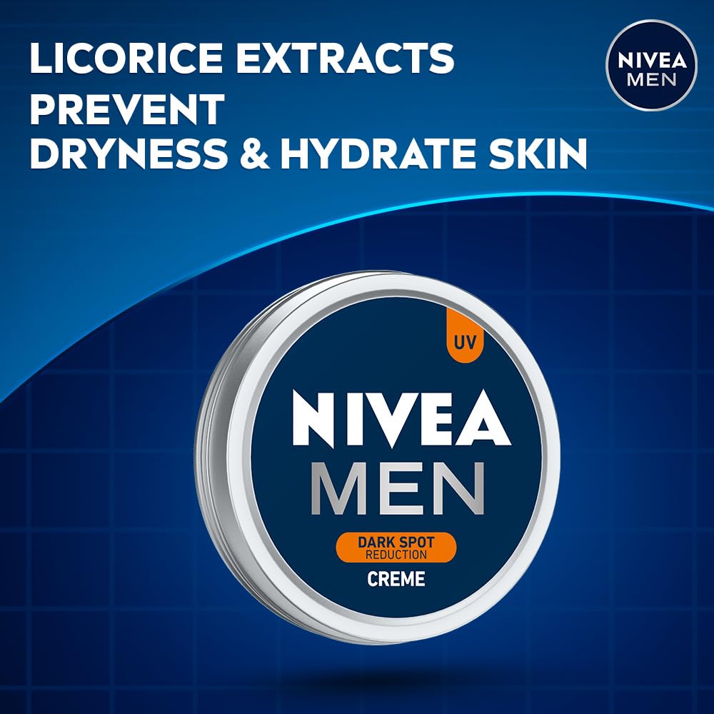 Close-up of non-greasy finish after applying NIVEA Men Moisturizing Cream.