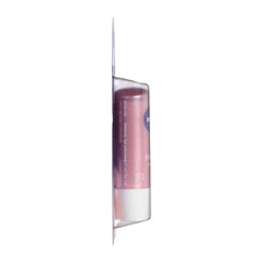 NIVEA Shimmer Radiant Lip Care shea butter richness on lips.
