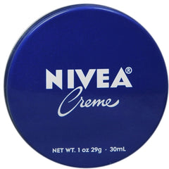 NIVEA Skin Creme 1 oz jar close-up highlighting deep hydration for dry skin.