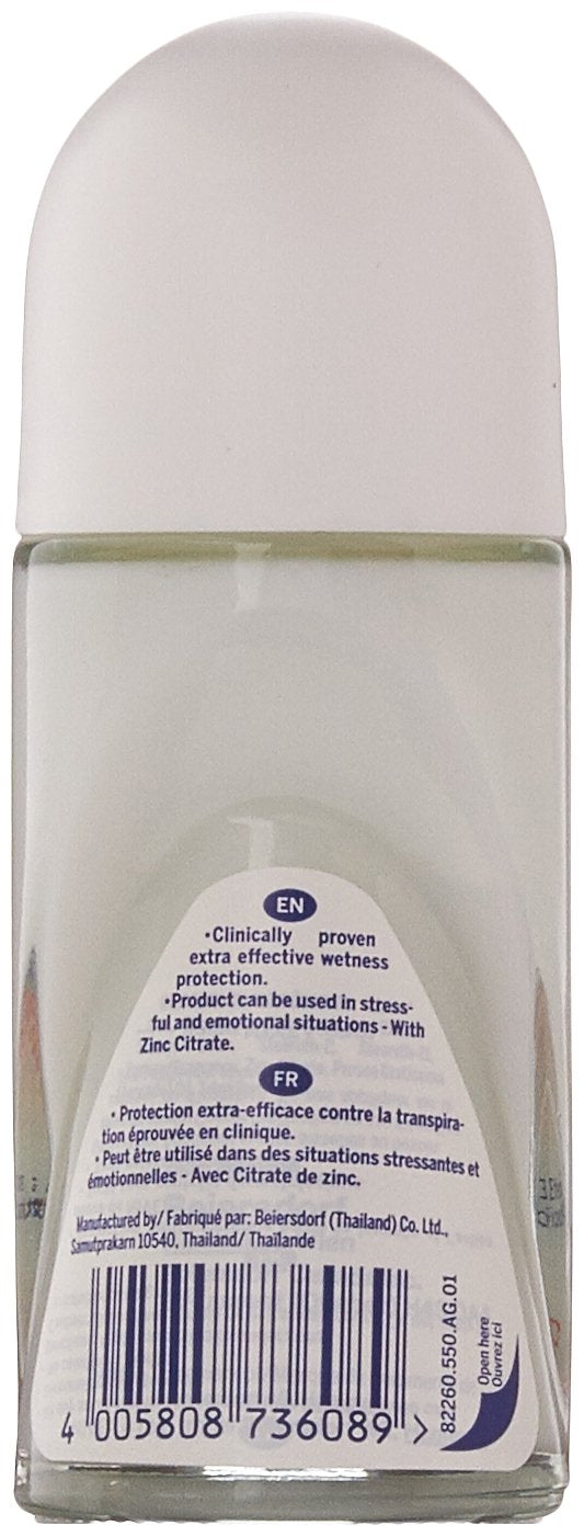 Packaging close-up of NIVEA Stress Protect zinc roll-on