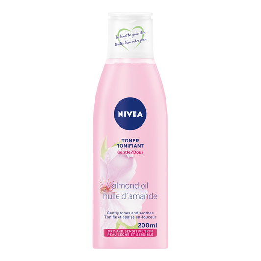 NIVEA Visage Gentle Toner bottle with pour cap for a soft, refreshed skin feel