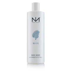 Niven Morgan Blue Body Wash 16oz bottle, refreshing cleanse with citrus and cedar for a coastal feel.