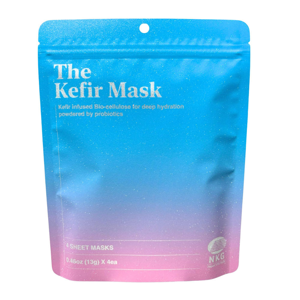 NKG Kefir Mask 4-pack with biocellulose sheets for deep hydration.