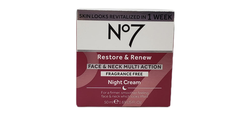 No. 7 cream texture close-up showing rich, fragrance-free formula.