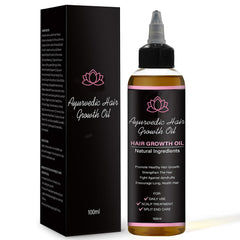 NO BALD Lifewitqueenp Hair Growth Oil bottle emphasizes lightweight, universal care for all hair types.