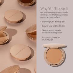 Application brush used with No Makeup Makeup Foundation for easy use