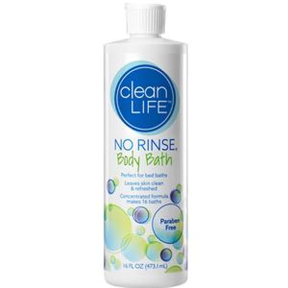 No-Rinse Body Bath bottle pour for easy, rinse-free cleansing on the go