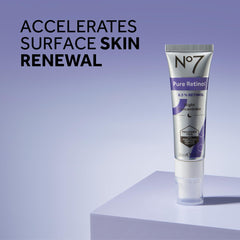 No7 Advanced Retinol Night Concentrate dropper close-up for targeted renewal.