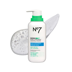 No7 Derm Solutions Daily Detox bottle showing gentle cleanser for sensitive skin
