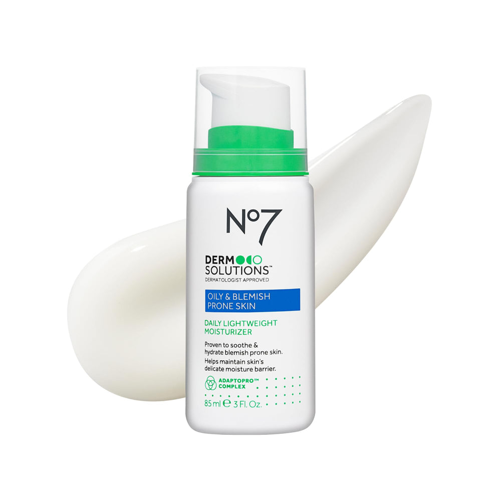 No7 Derm Solutions Daily Face Moisturizer jar close-up showing creamy hydration.