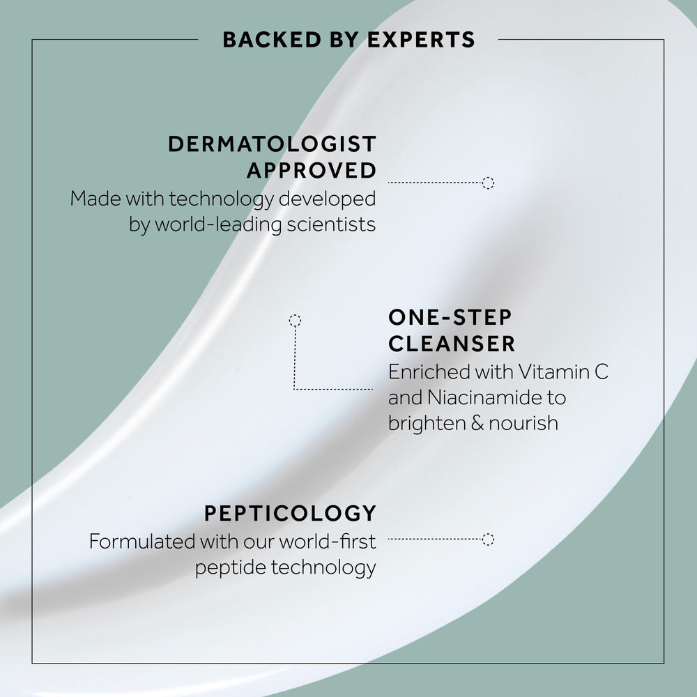 No7 Future Renew Cleanser pump dispensing product for quick daily routine.