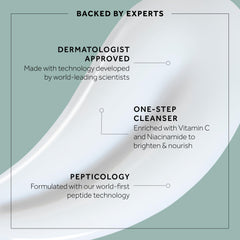 No7 Future Renew Cleanser pump dispensing product for quick daily routine.