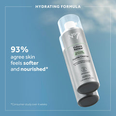No7 Future Renew Cleanser ingredients close-up highlights vitamin C and niacinamide.