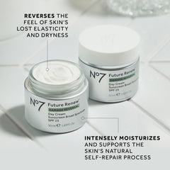 No7 Future Renew peptide technology visual suggests renewed skin support