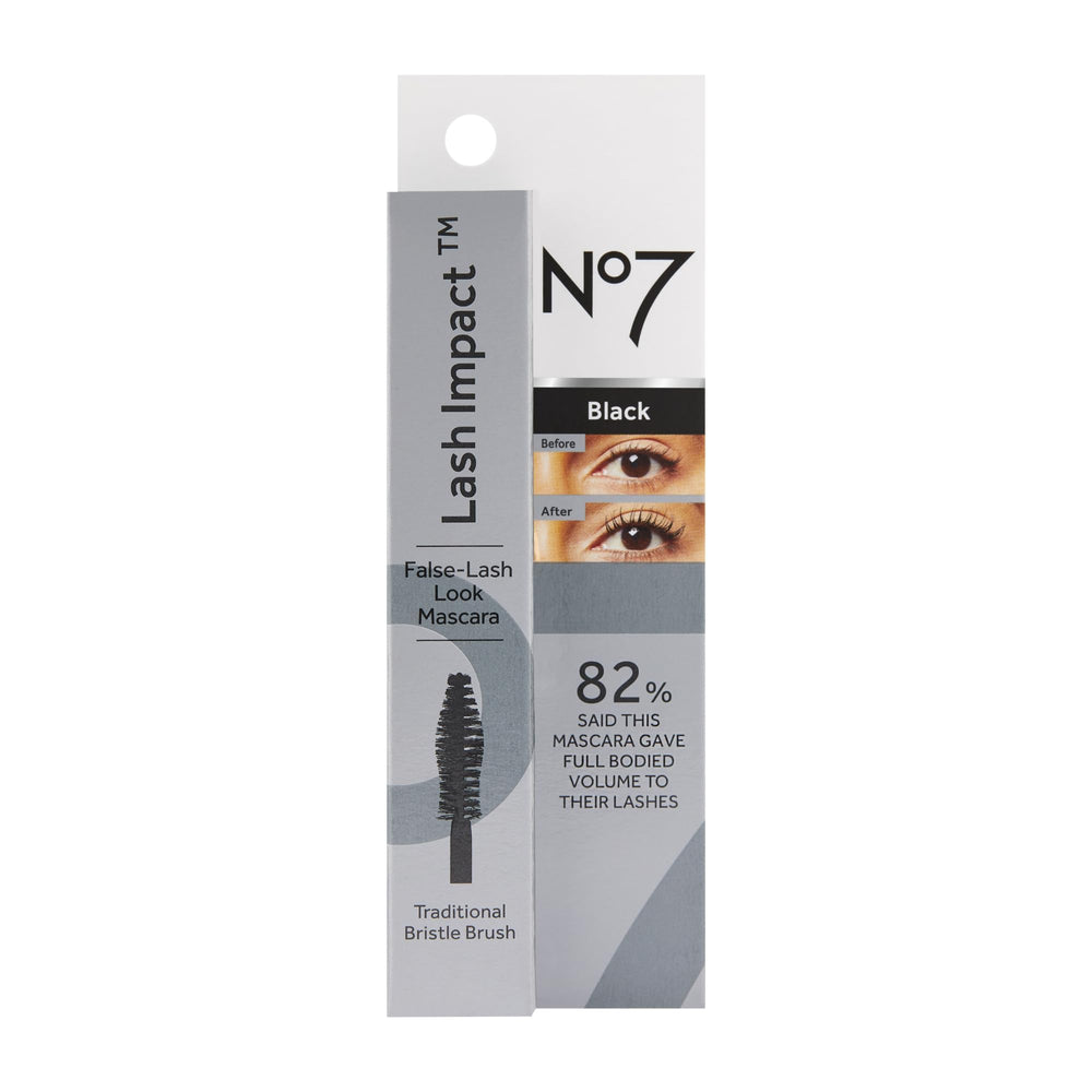 Two pack No7 Lash Impact Mascara offering value and consistent lash definition.